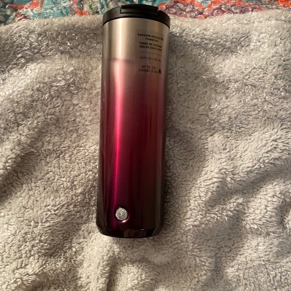This is a metal Tumblr from Starbucks
